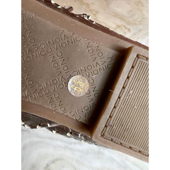 Vionic Round Toe Bow Detail Ballet Flats Metallic Silver 6.5 - Picture 7 of 7